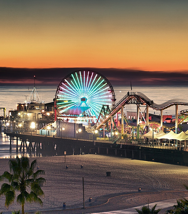 Santa Monica→
